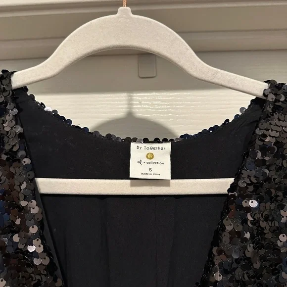 By Together Twist Front Sequin Mini Dress - Picture 3 of 6